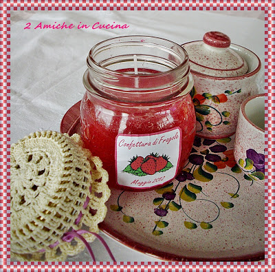 candela "confettura di fragole" idea regalo per la festa della mamma