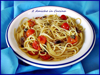 spaghetti al tonno e pomodorini
