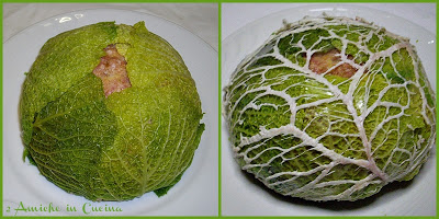 Preparazione del cavolo verza all'eugubina
