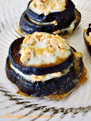 tortino di melanzane alla parmigiana con pesce