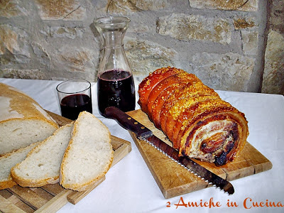 porchetta ricetta della cucina umbra cotta nel forno di casa