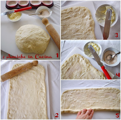 preparazione dei swedish cinnamon rolls