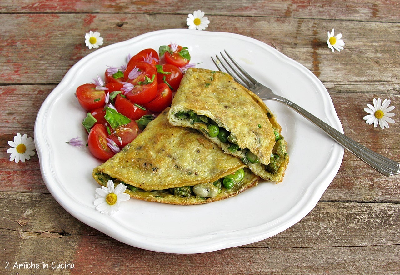 Omelette con verdure e Parmigiano Reggiano per il #foodrevolutinday di Jamie Oliver 4