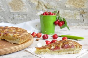 Crostata frangipane alle ciliegie