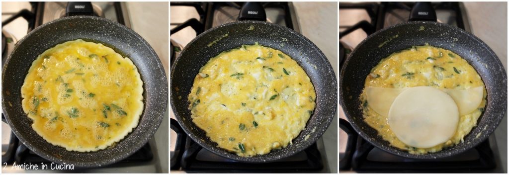 Omelette con patate e peperoni al tabasco