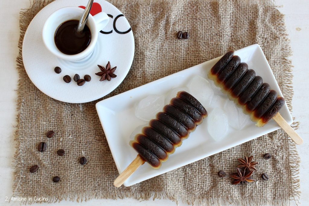 Ghiaccioli al caffè e anice