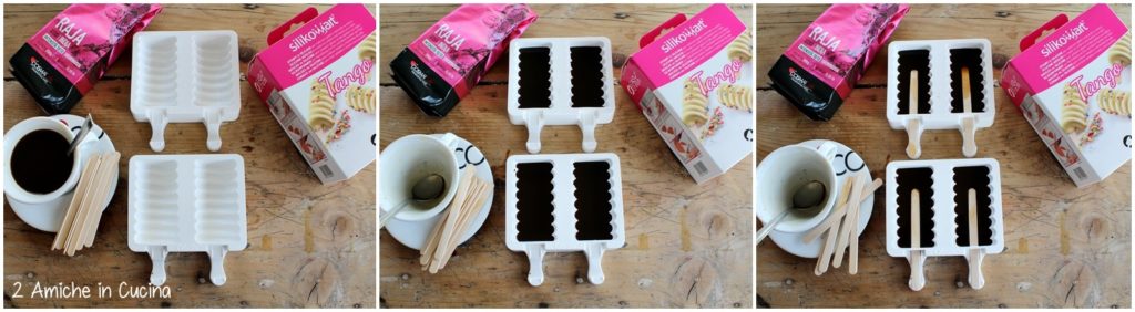 Ghiaccioli al caffè e anice passo passo