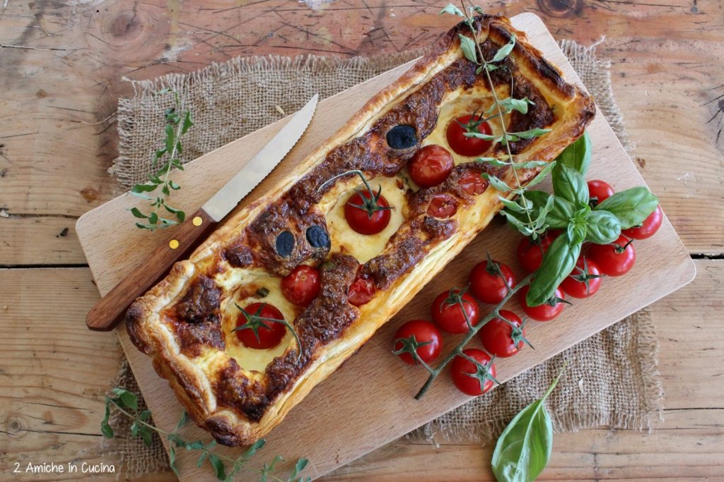 Plumcake salato pomodorini e mozzarella
