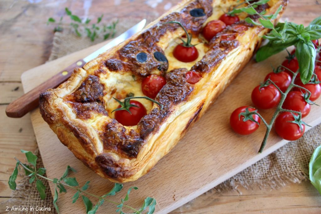 Plumcake salato pomodorini e mozzarella