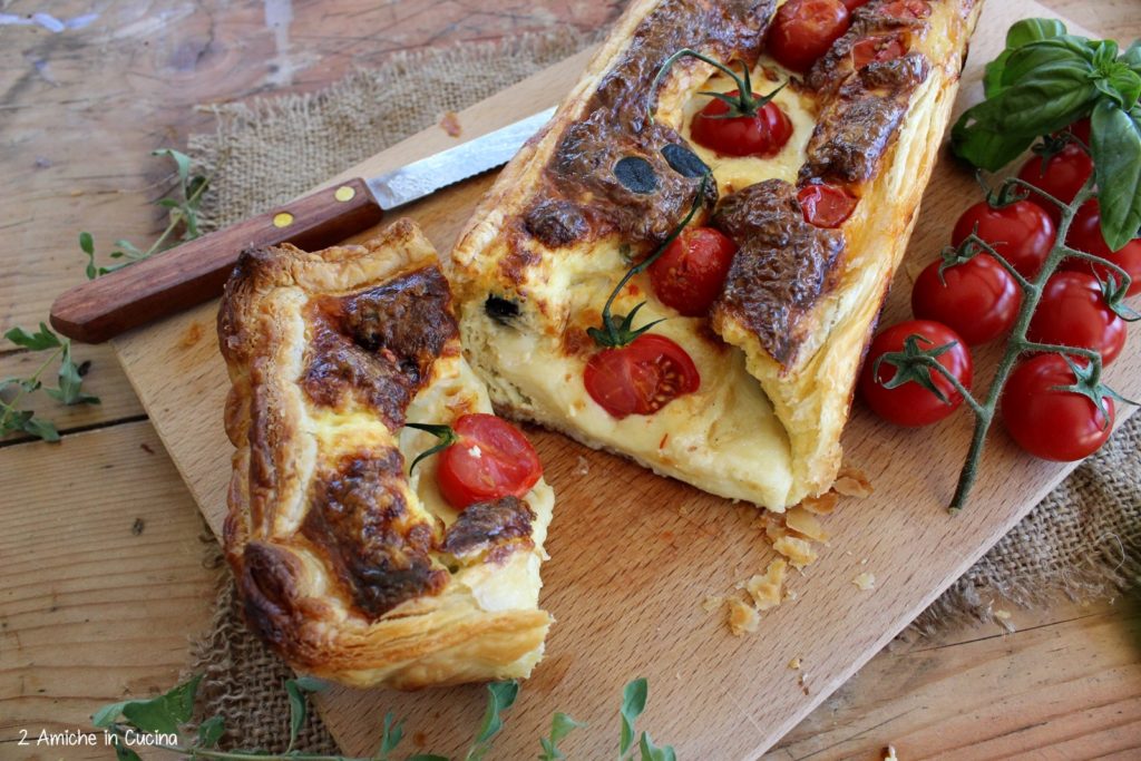 Plumcake salato pomodorini e mozzarella 