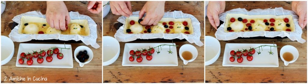 Plumcake salato pomodorini e mozzarella passo passo 