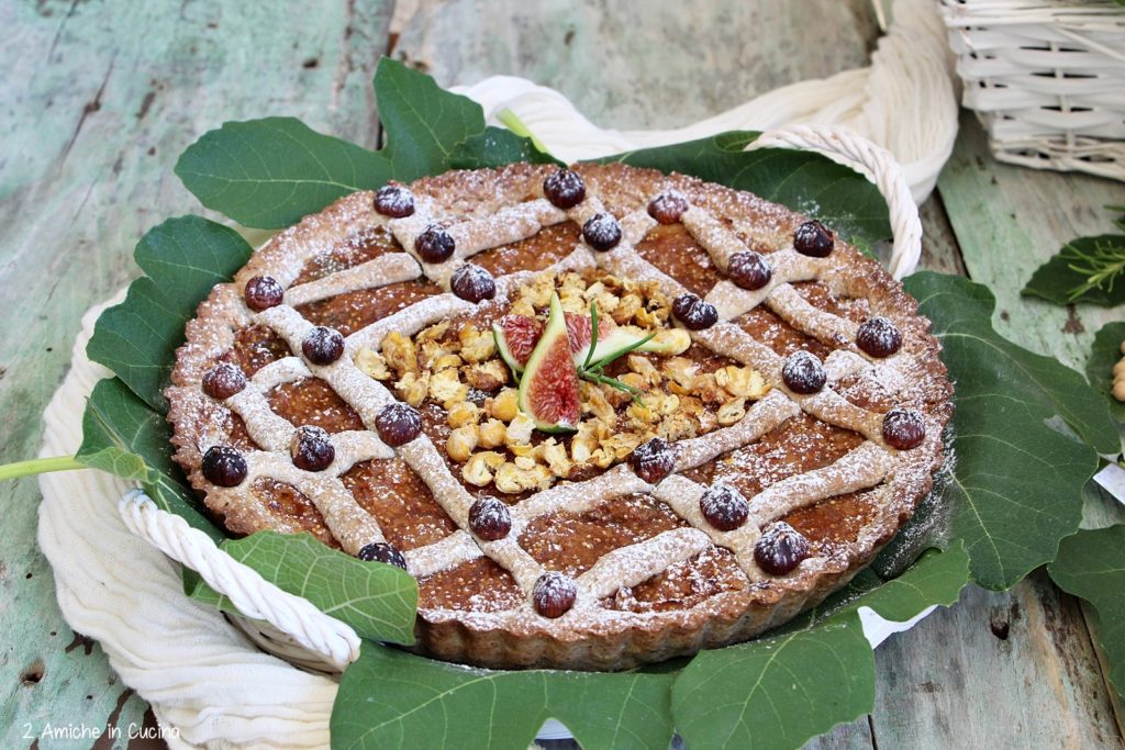 Crostata di fichi e ceci