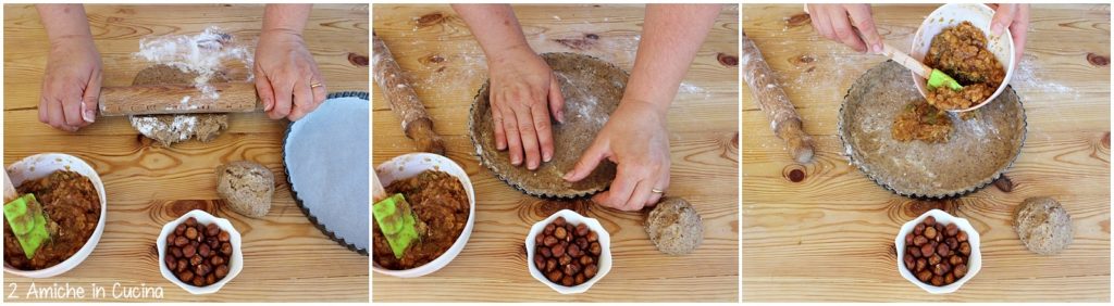 Crostata di fichi e ceci passo passo 1