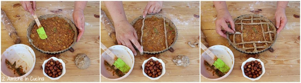 Crostata di fichi e ceci passo passo 1