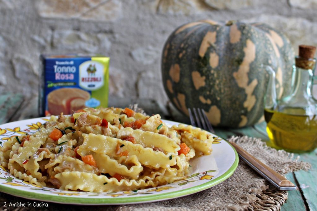 Mafaldine al tonno e zucca