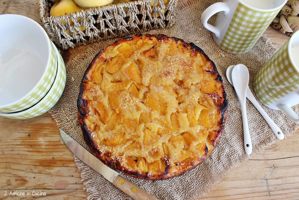 Torta rovesciata alle pesche 