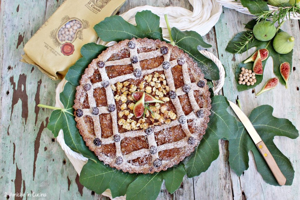 Crostata di fichi e ceci