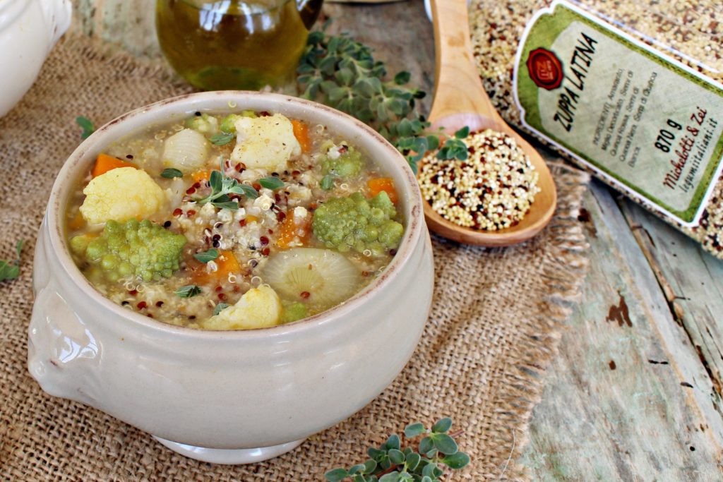 zuppa latina con verdure