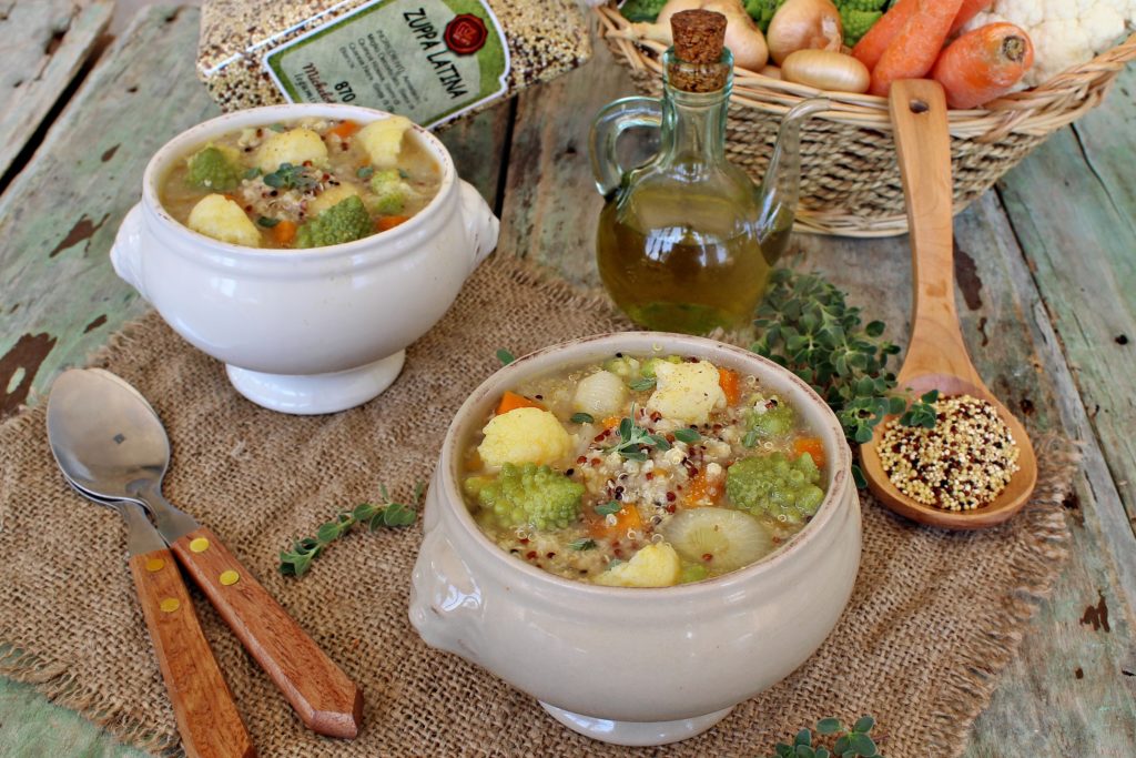 zuppa latina con verdure