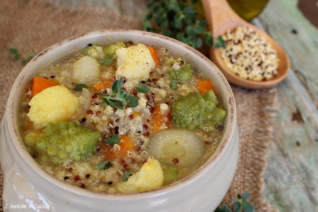 zuppa latina con verdure
