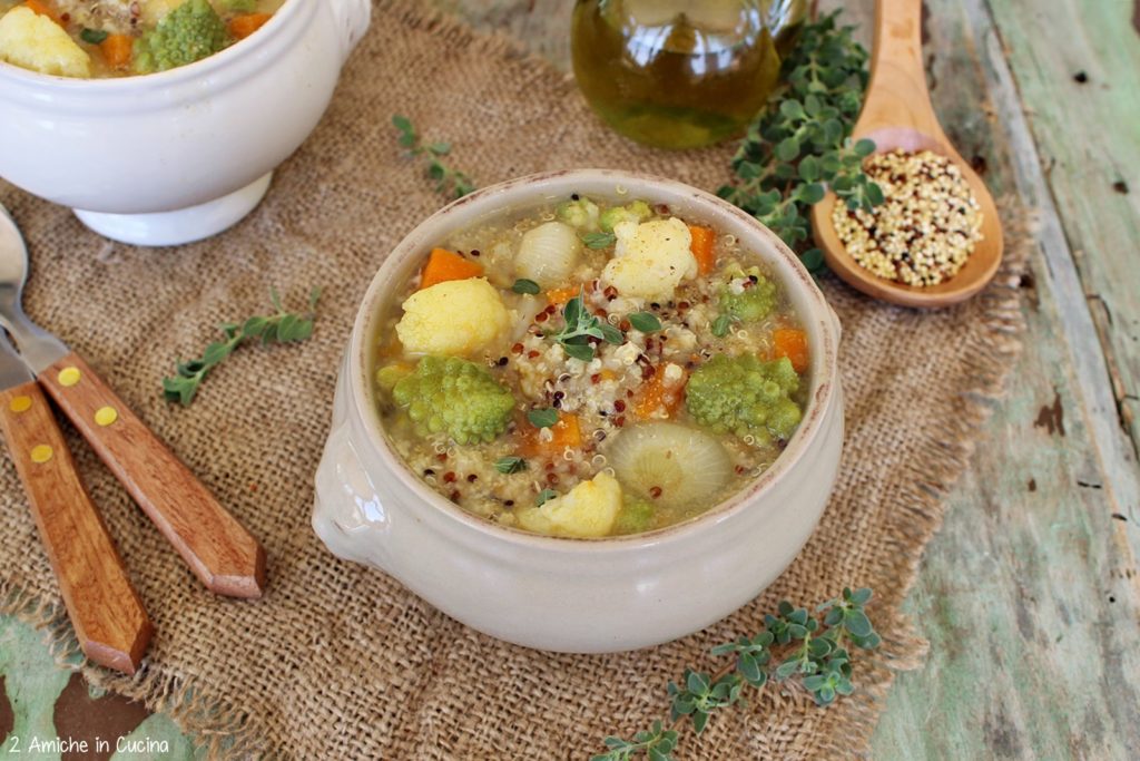 zuppa latina con verdure