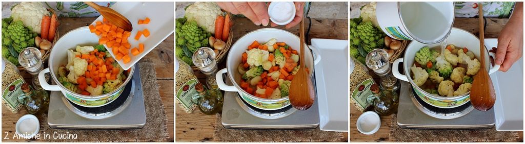 zuppa latina con verdure passo passo 