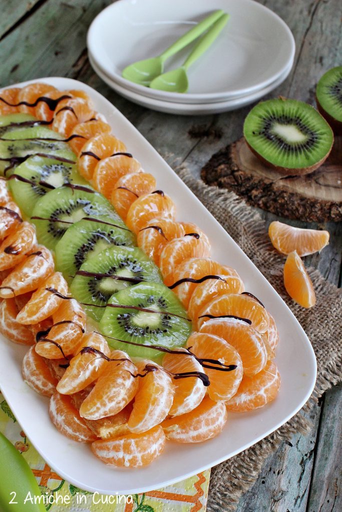 Torta alla frutta kiwi e clementine 