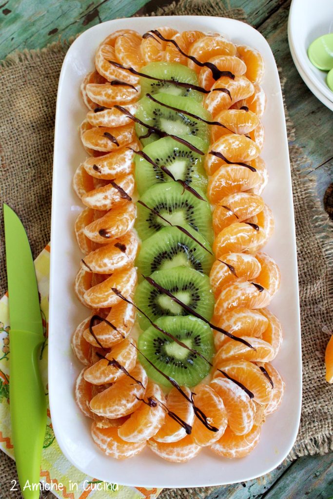 Torta alla frutta kiwi e clementine 