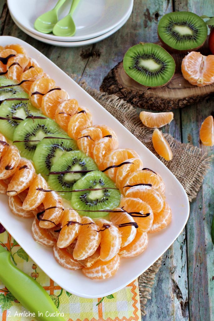 Torta alla frutta kiwi e clementine 