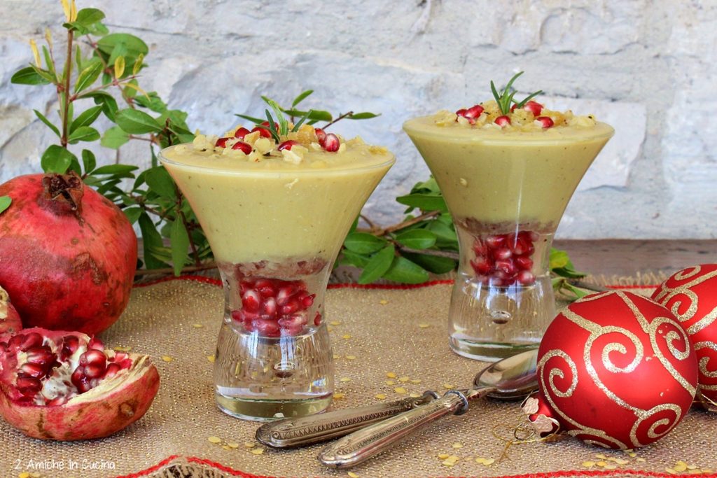 Vellutata di lenticchie gialle e melagrana