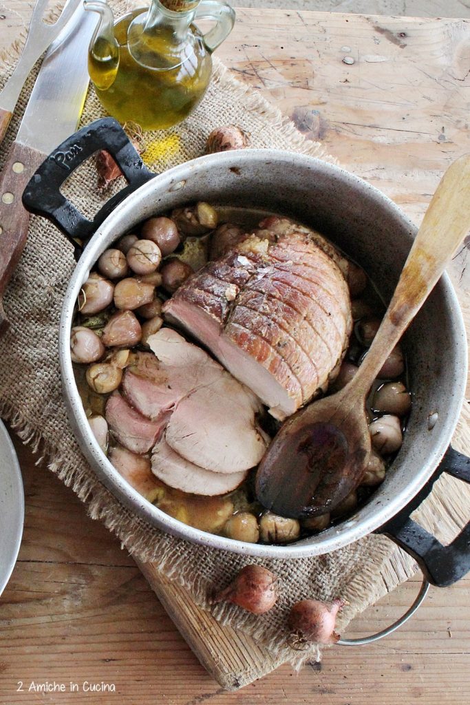 Arrosto di maiale con lampascion