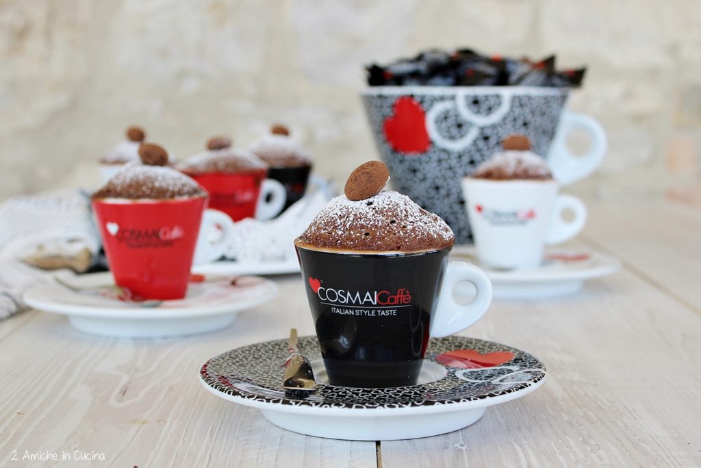 Mug cake al cacao, caffe e rum 