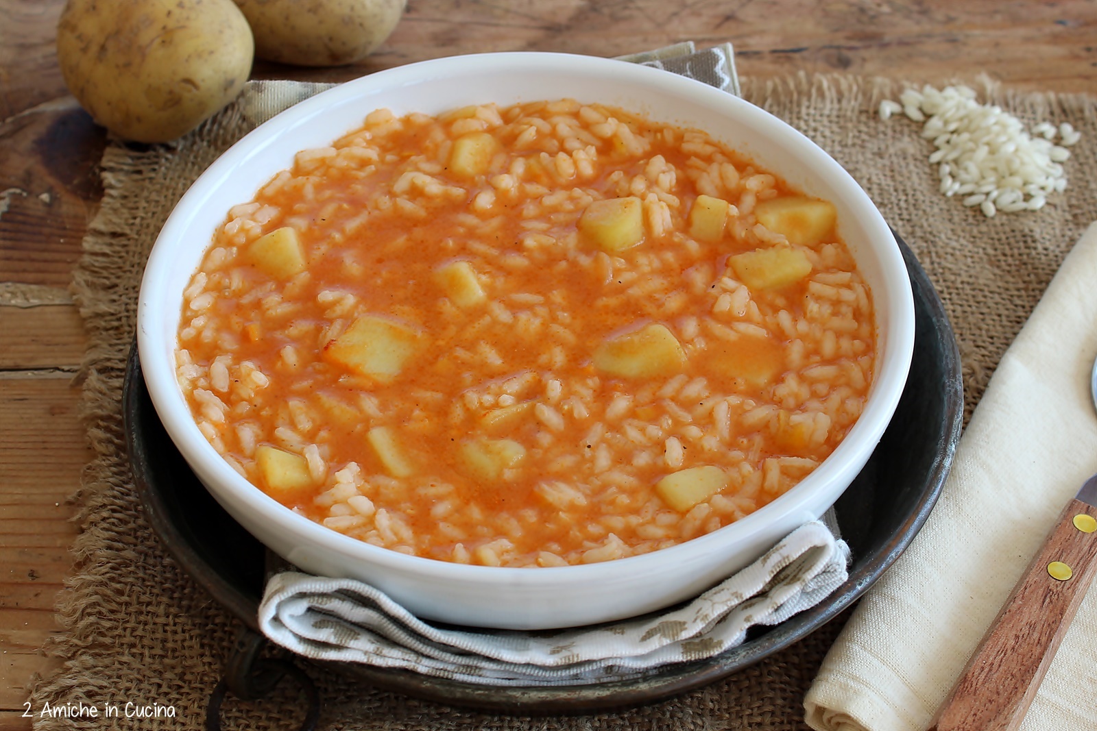 Riso e patate - Ricetta tipica umbra - 2 Amiche in cucina