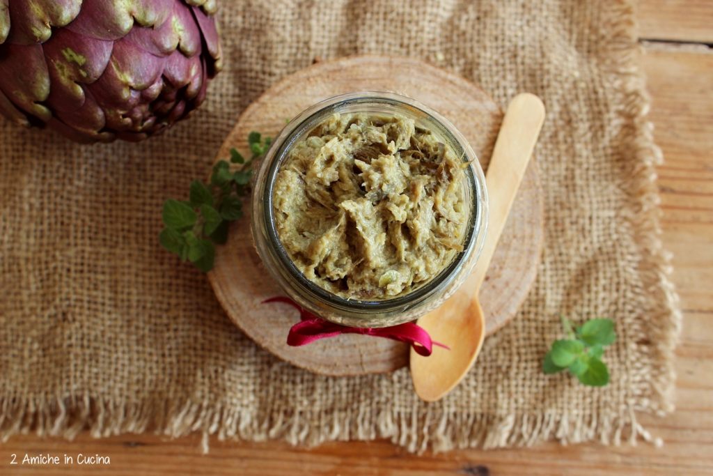 Crema di carciofi e capperi 