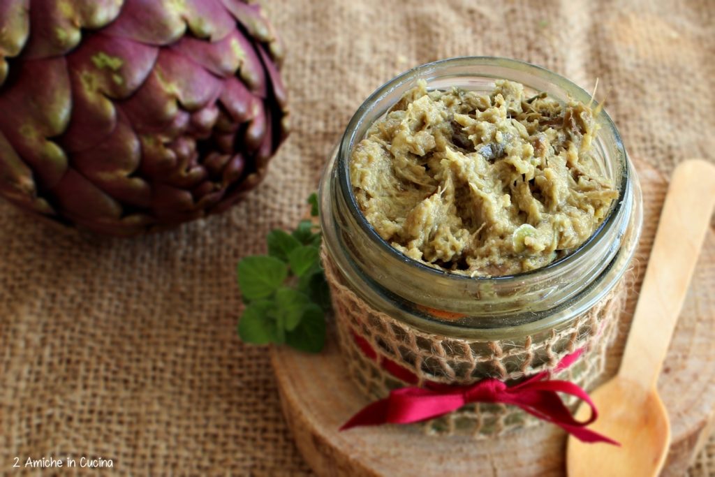 Crema di carciofi e capperi 