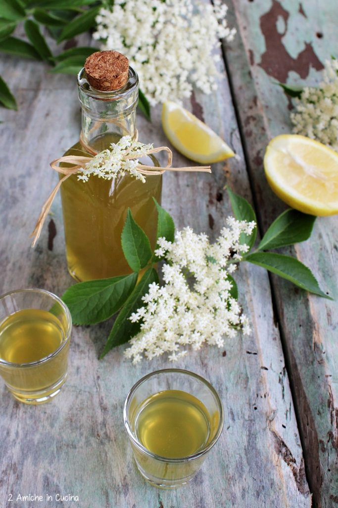 Liquore ai fiori di sambuco e limone da fare in casa