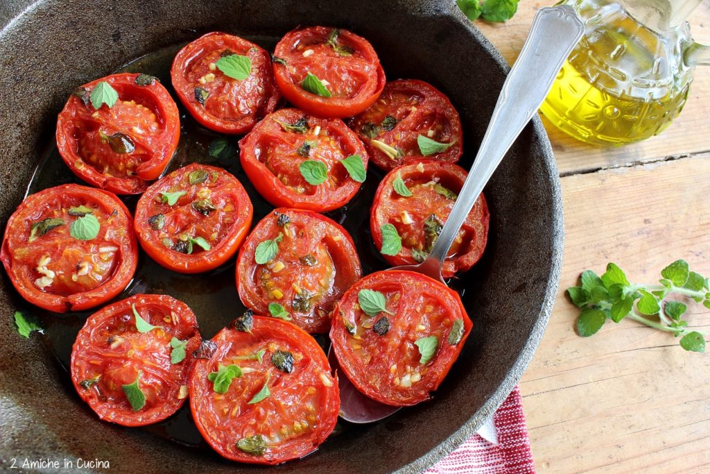 pomodori in padella- ricetta umbra