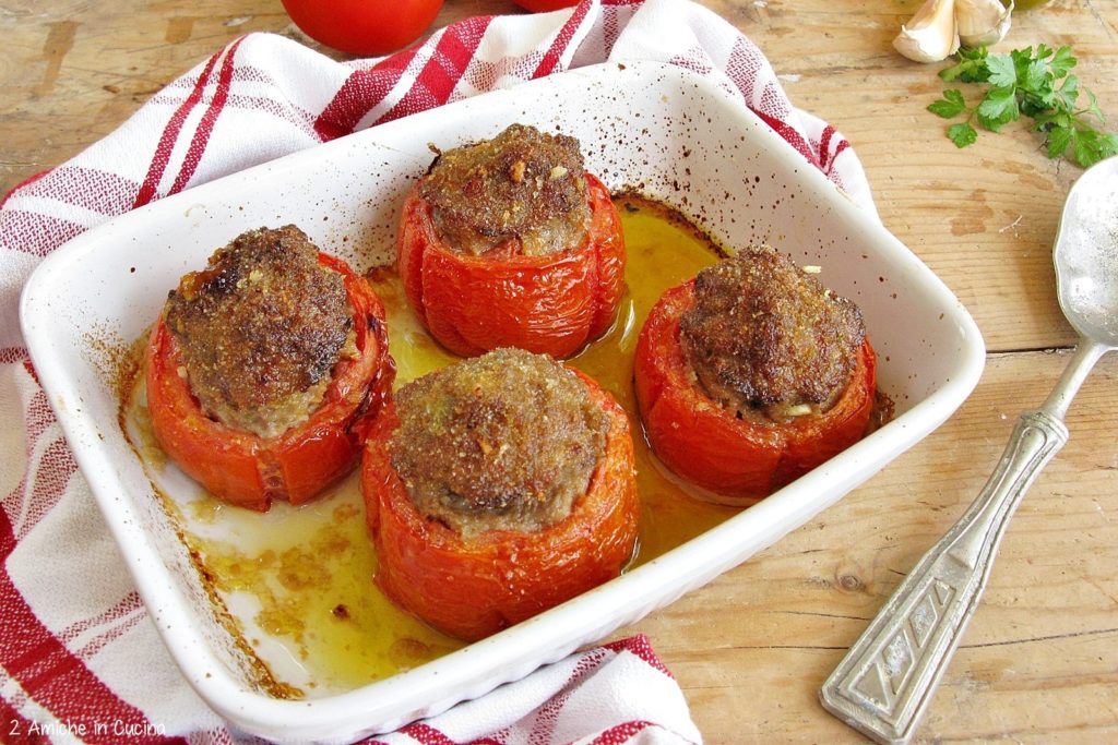 pomodori ripieni di carne verdure ripiene