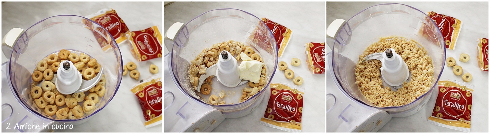 tartellette di taralli con crema al caprino e fichi sciroppati