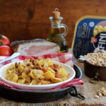 tortellini al prosciutto, guanciale e cicerchie