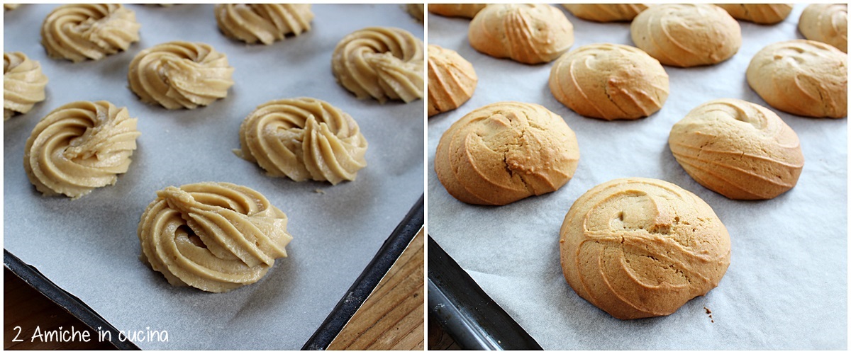 Biscotti al mascarpone e caffè con mandorle al cioccolato