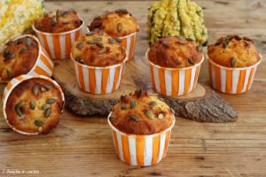 Muffin salati zucca e pancetta affumicata Beretta, senza glutine