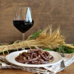 Umbricelli al Sagrantino secco di Montefalco DOCG con ragù di piccione in bianco