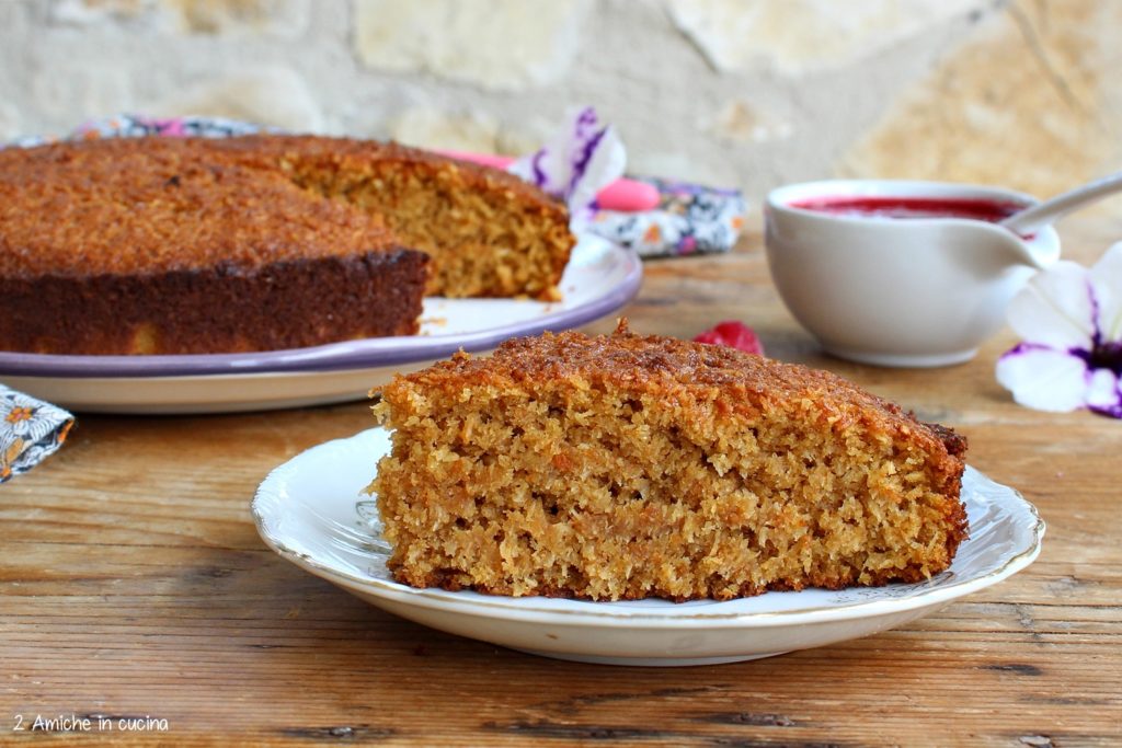 Torta al cocco senza glutine senza lattosio