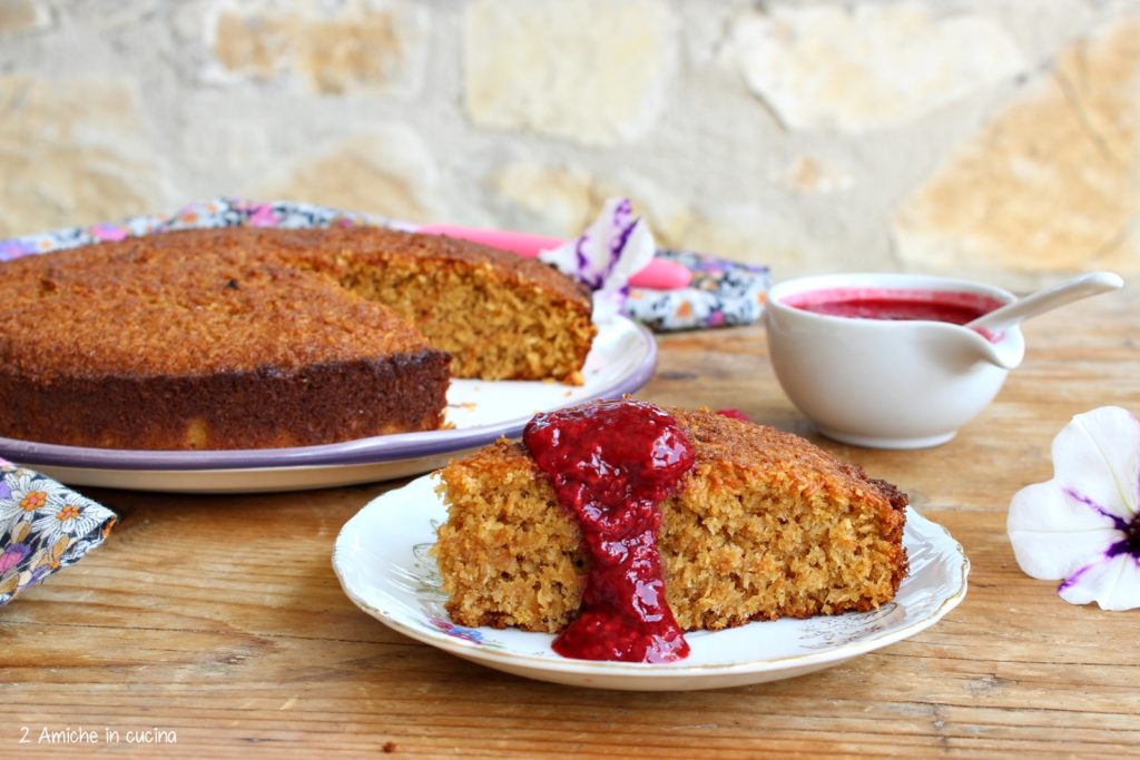 Torta al cocco senza glutine senza lattosio