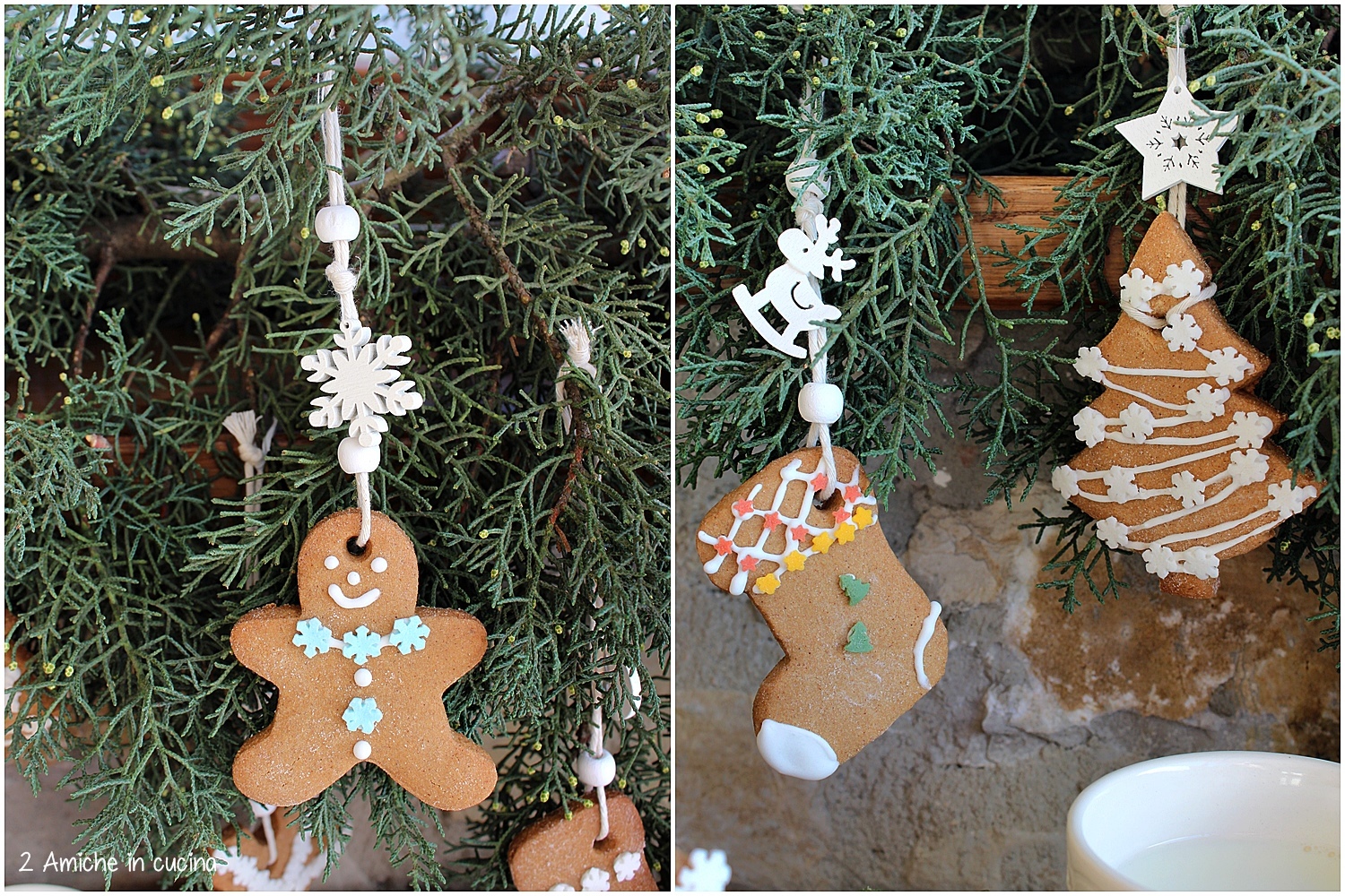 Biscotti Di Natale Per Decorare Lalbero.Biscotti Di Panpepato Di Nigella 2 Amiche In Cucina