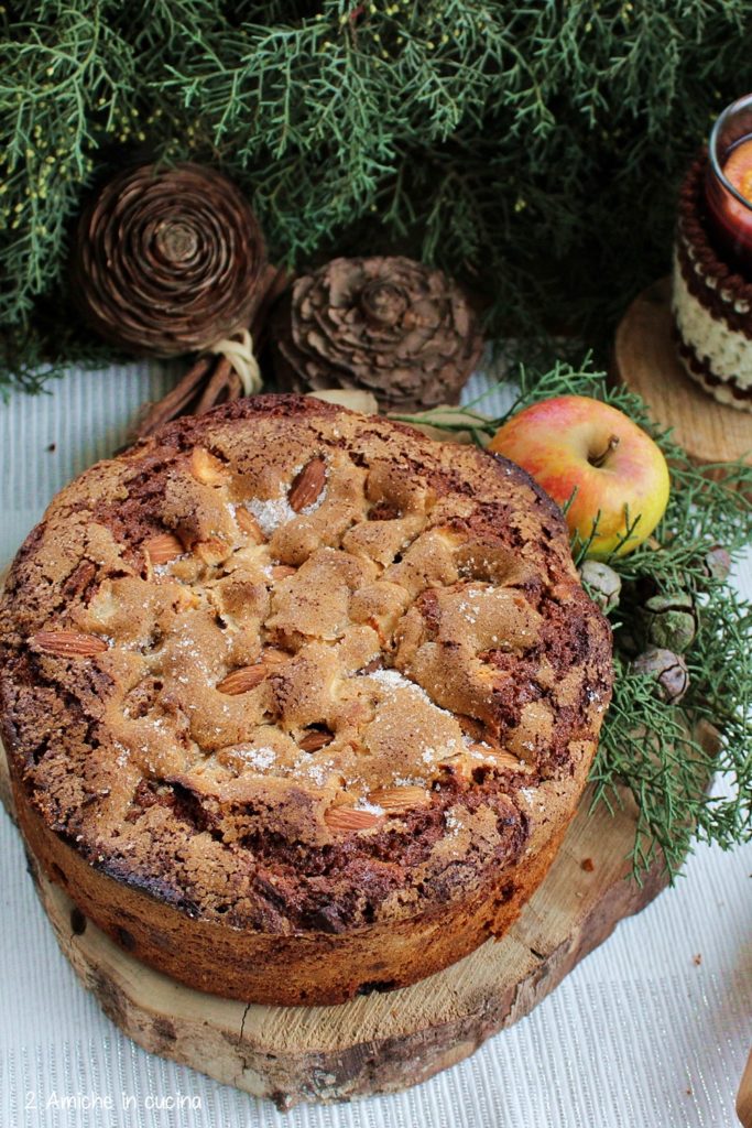 Torta di mele al vin brulè senza lattosio