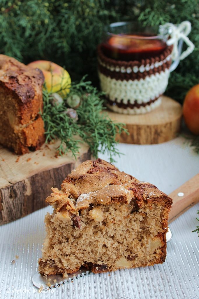 Torta di mele al vin brulè senza lattosio