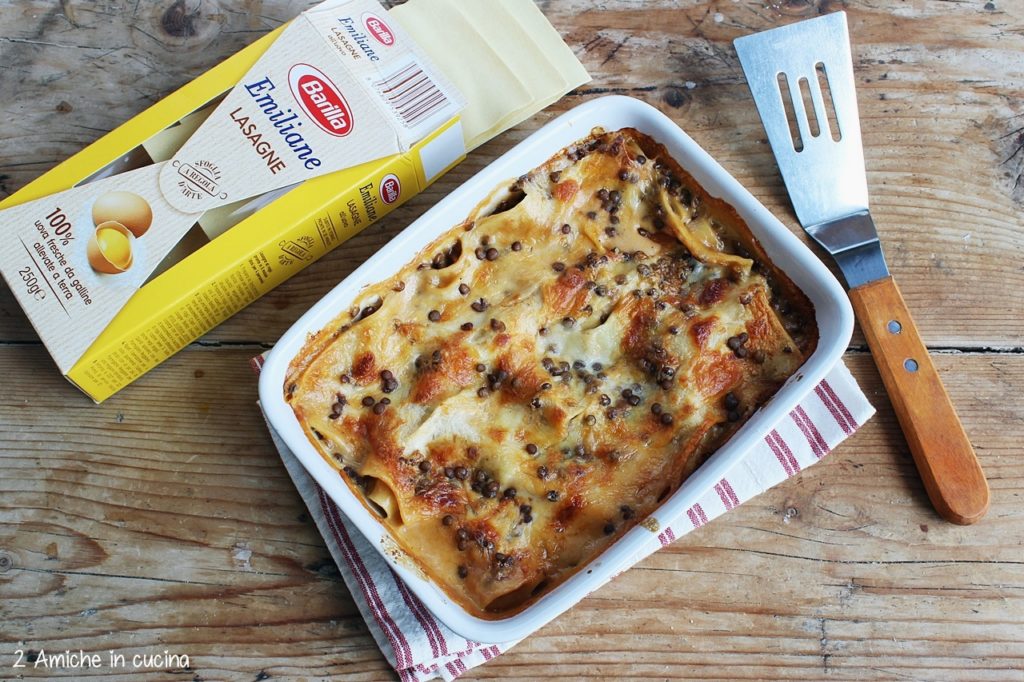 lasagne lenticchie e provola, come riciclare le lenticchie di Capodanno