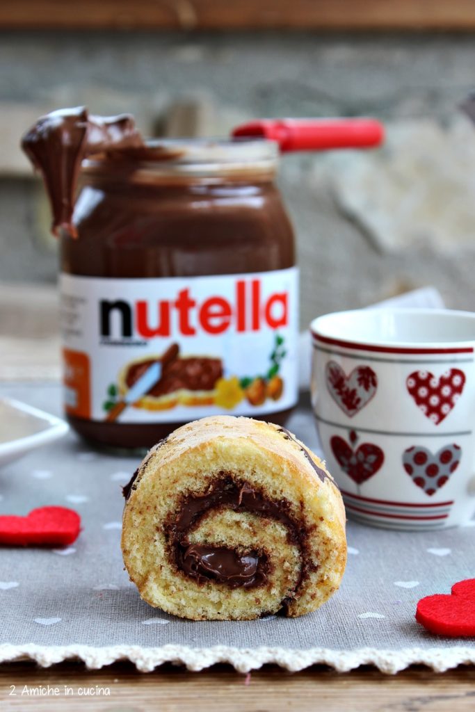 Girella alla Nutella per San Valentino